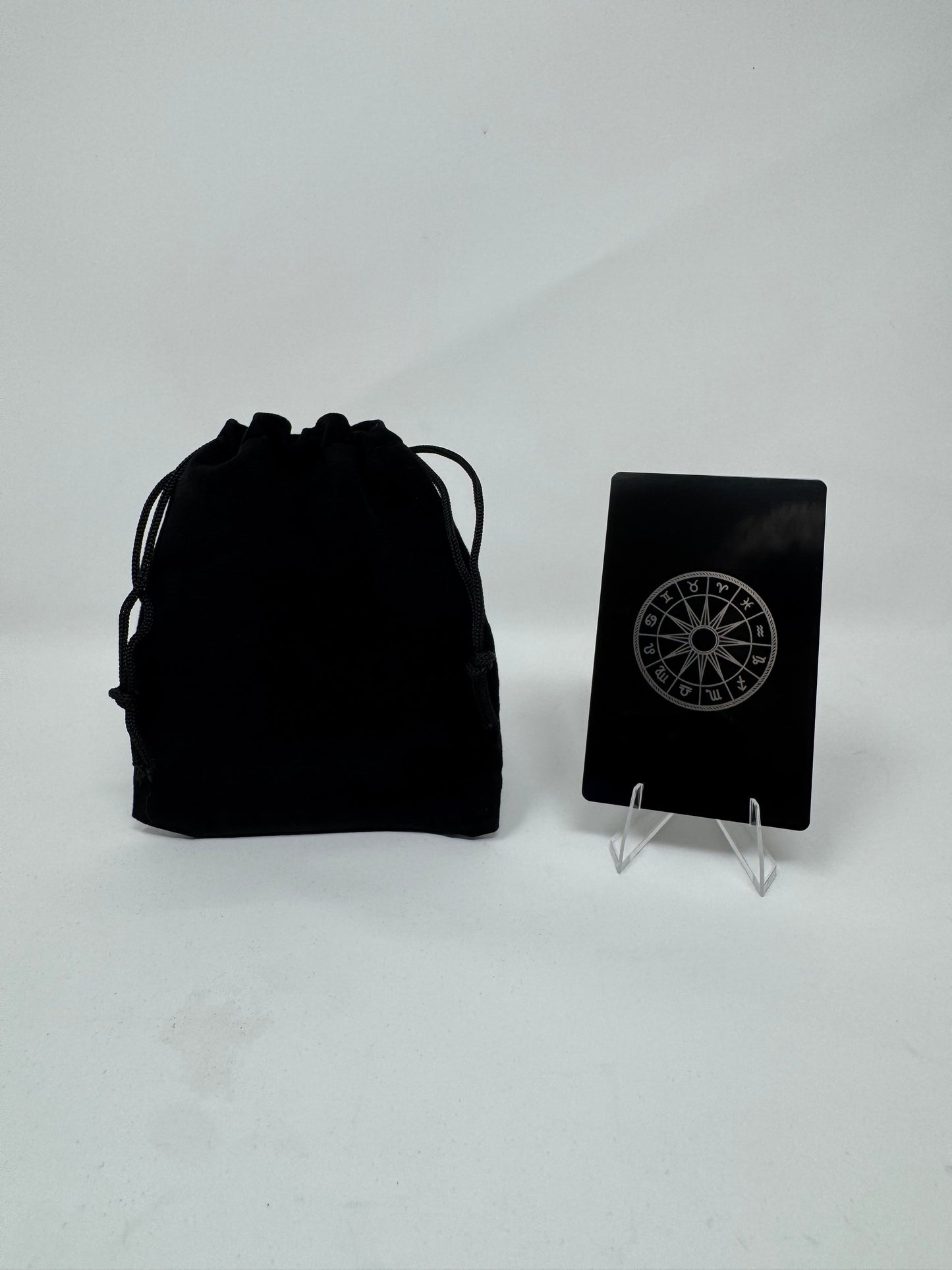 Gemini Zodiac Card – Laser-Etched Aluminum Collectible